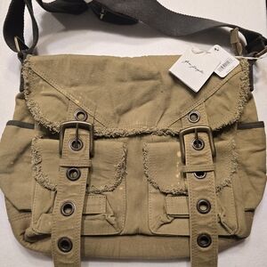 Free People Tan Messenger Bag NWT